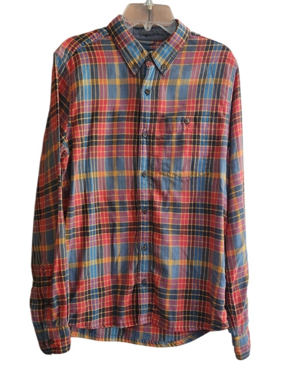 Toad And Co Scotch Plaid Button-Up Flannel Shirt
